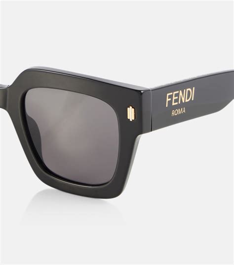 fendi sunglasses black and yellow 2015|fendi black square sunglasses.